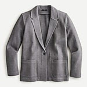 J. Crew Knit Ponte Blazer 2X Gray
